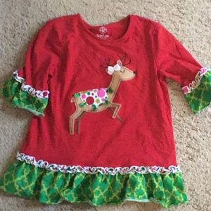 Girls holiday shirt